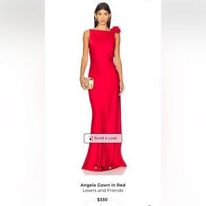 NWT Angela Gown in Red